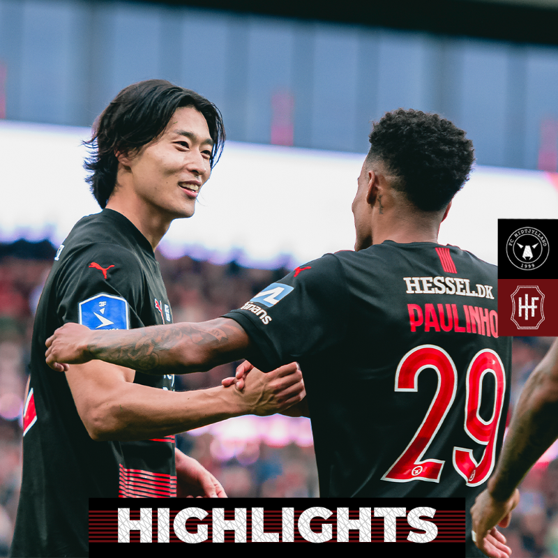 fcmidtjylland's tweet photo. Highlights fra sejren i sæsonpremieren ⚫🔴

#FCMHIF