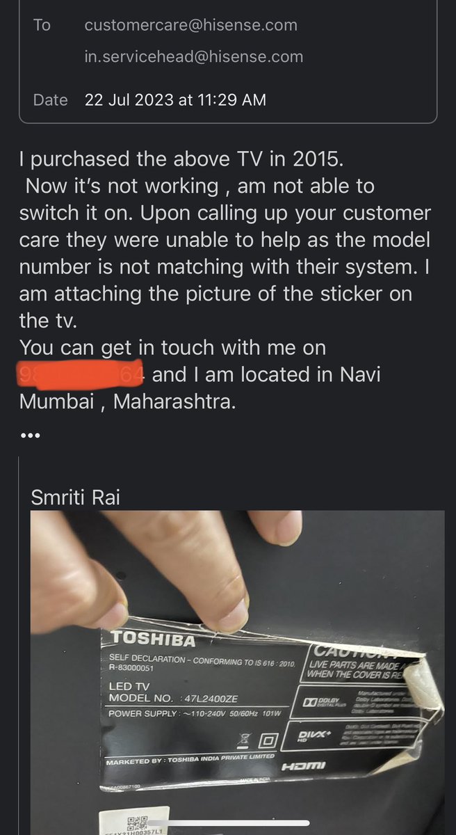 Smriti Rai tweet media
