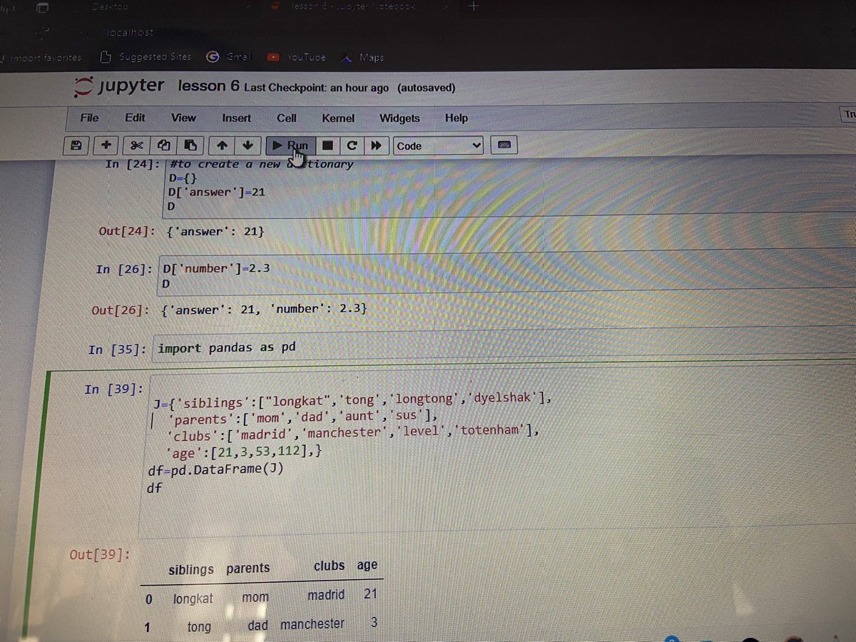 ajorvincent7's tweet image. 📚 Another day in Code Plateau! 🚀 Learning about sets and dictionaries today.
@code_plateau 
@princeazango @emmychesh17
@Princeponfa @TarabaDuke @favourabah7 @EInusa0110
#datascience #code_plateau #DataScientists #Python