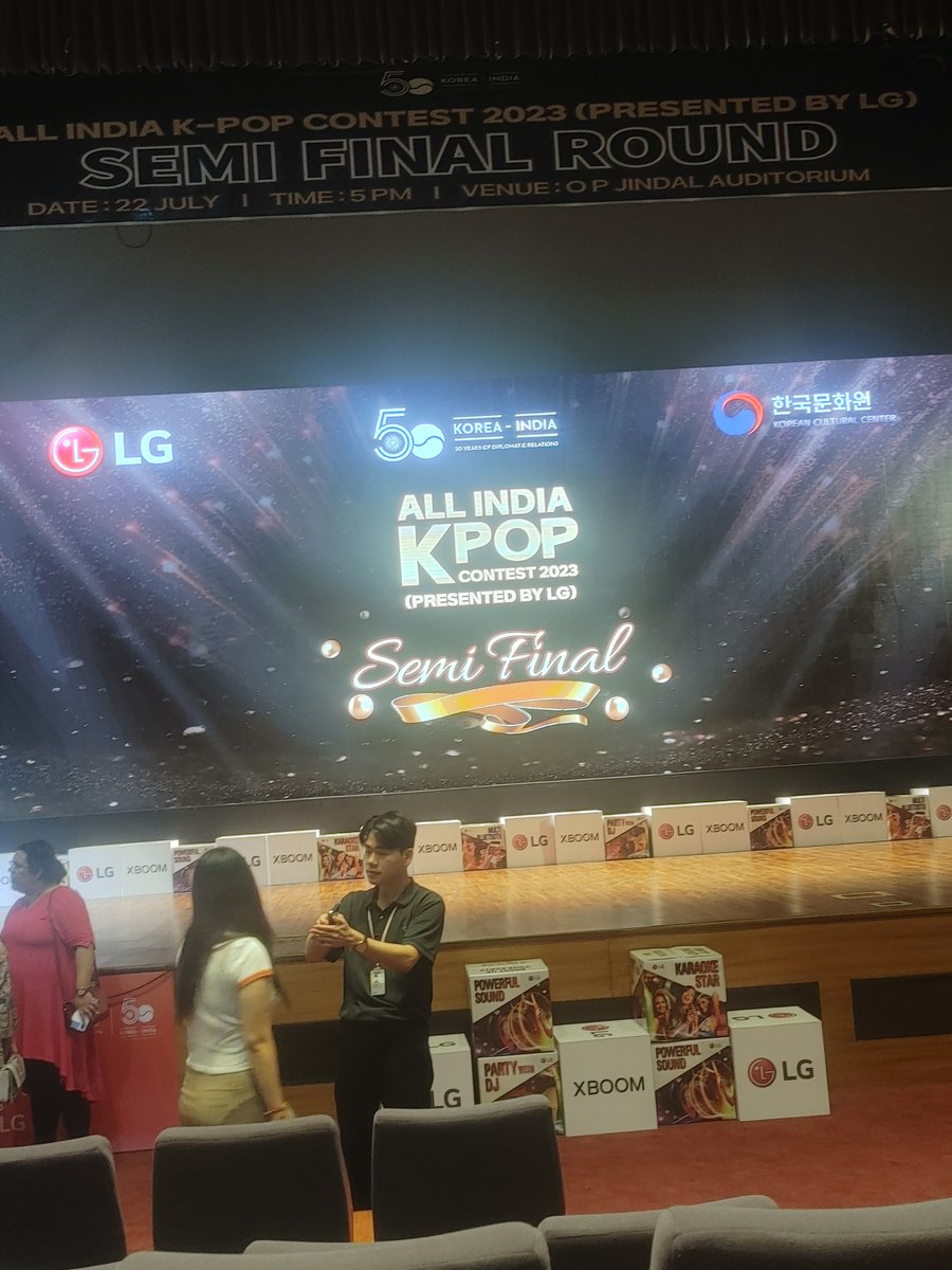 ALL INDIA K pop contest 2023
Presented by LG
Semi final