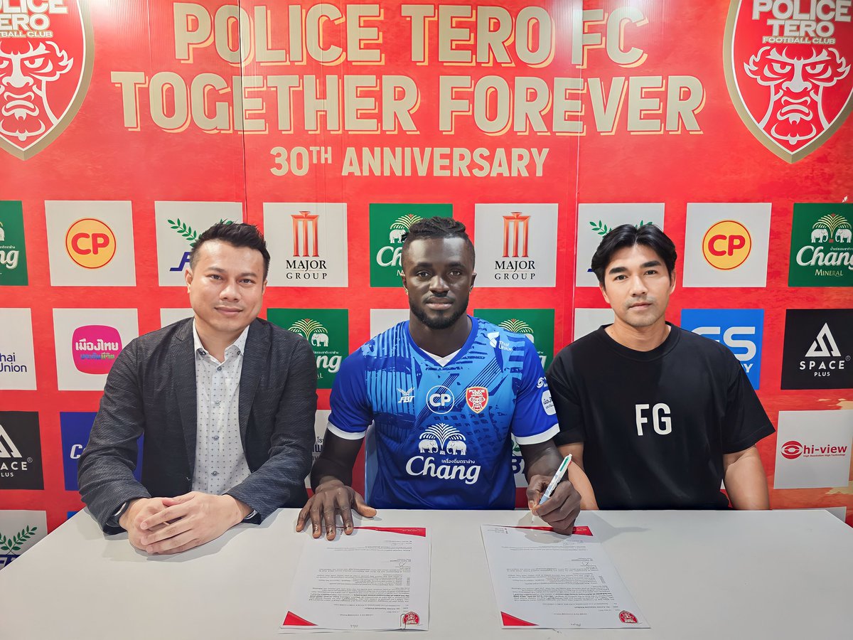 Nop_Pro24's tweet photo. 🚨 OFFICIAL: 🇹🇭 Police Tero fc signs Ghana U20 forward 🇸🇳 Kwame Karikari  from Chennaiyin FC. Karikari  officially join the club in July  2023 ✍🏼

#Pro24 #Katikari https://t.co/f6cJaSVotp