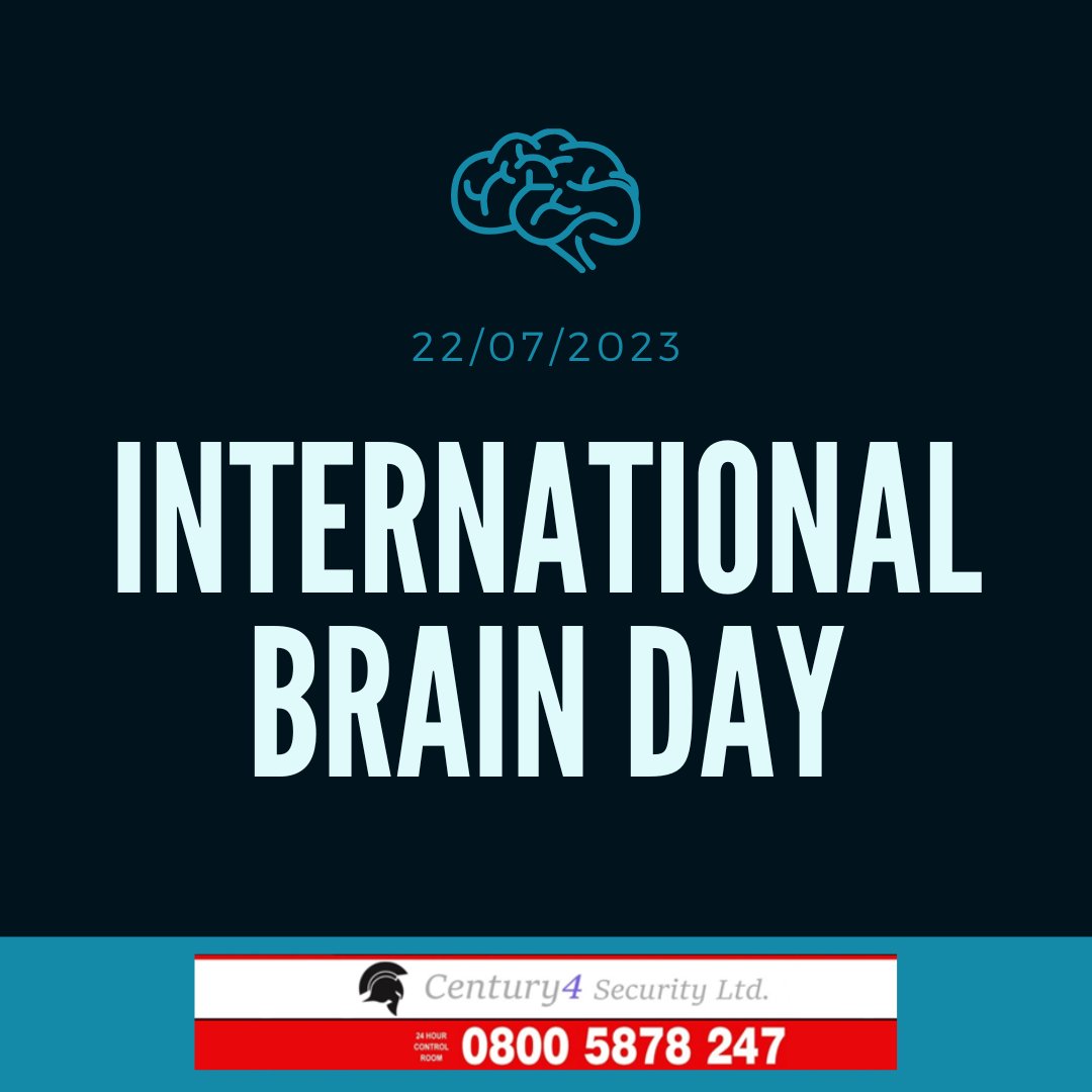 CyberSecurityF4's tweet photo. Today is an opportunity to challenge the stigma associated with mental health issues and advocate for better resources and support for individuals living with neurological disorders.

#internationalbrainday #mentalhealth #physicalhealth #securityindustry #century4security https://t.co/248F946tVx
