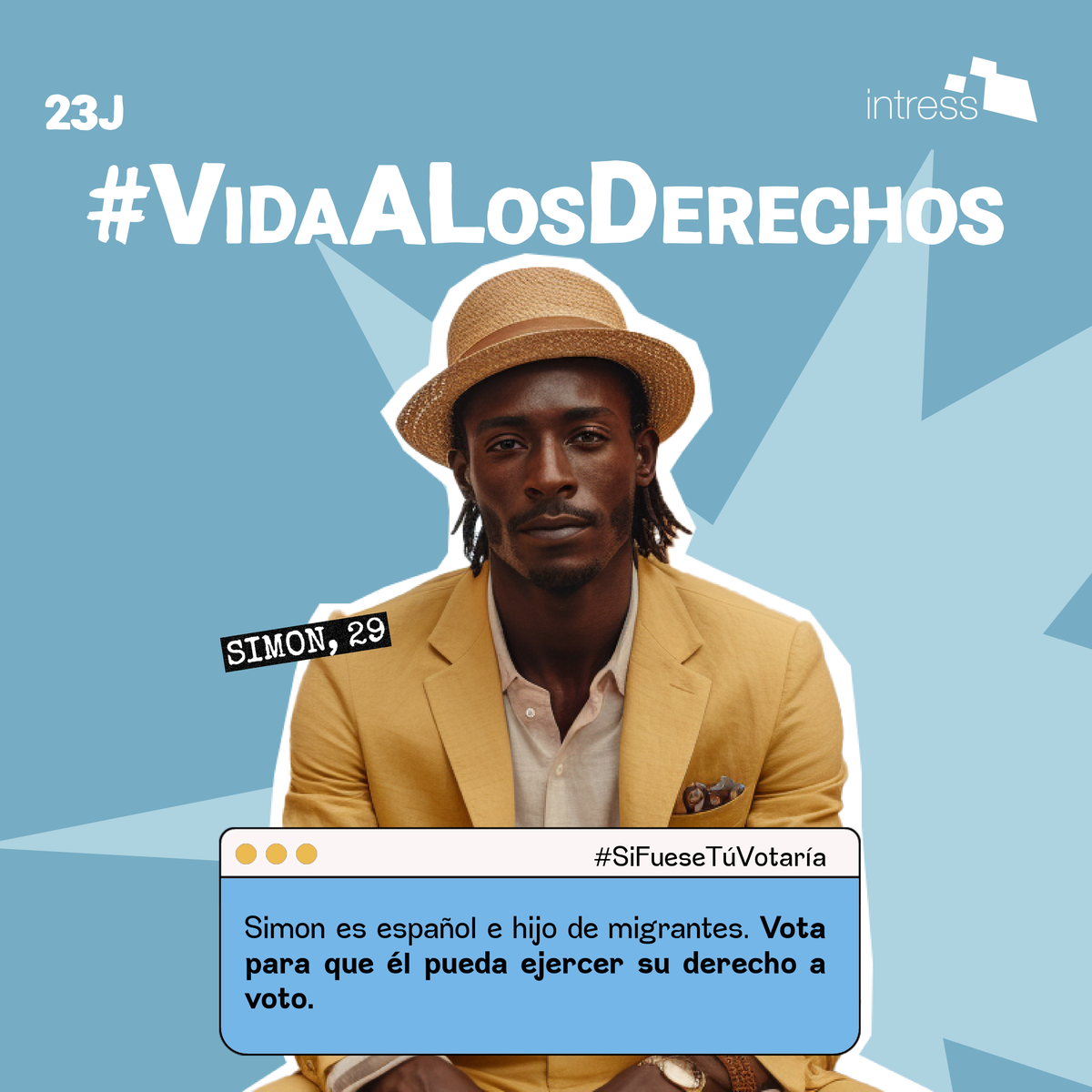 IntressOrg's tweet photo. Hay una Europa que consiente guerras y el abuso generalizado de derechos mientras levanta barreras y valida discursos de odio.😠

Mira para otro lado cuando su orilla sur se está convirtiendo en un sumidero de vidas humanas.😡

El #23J da #VidaALosDerechos de todos y todas.❤️ https://t.co/5wIpX3Ghl1