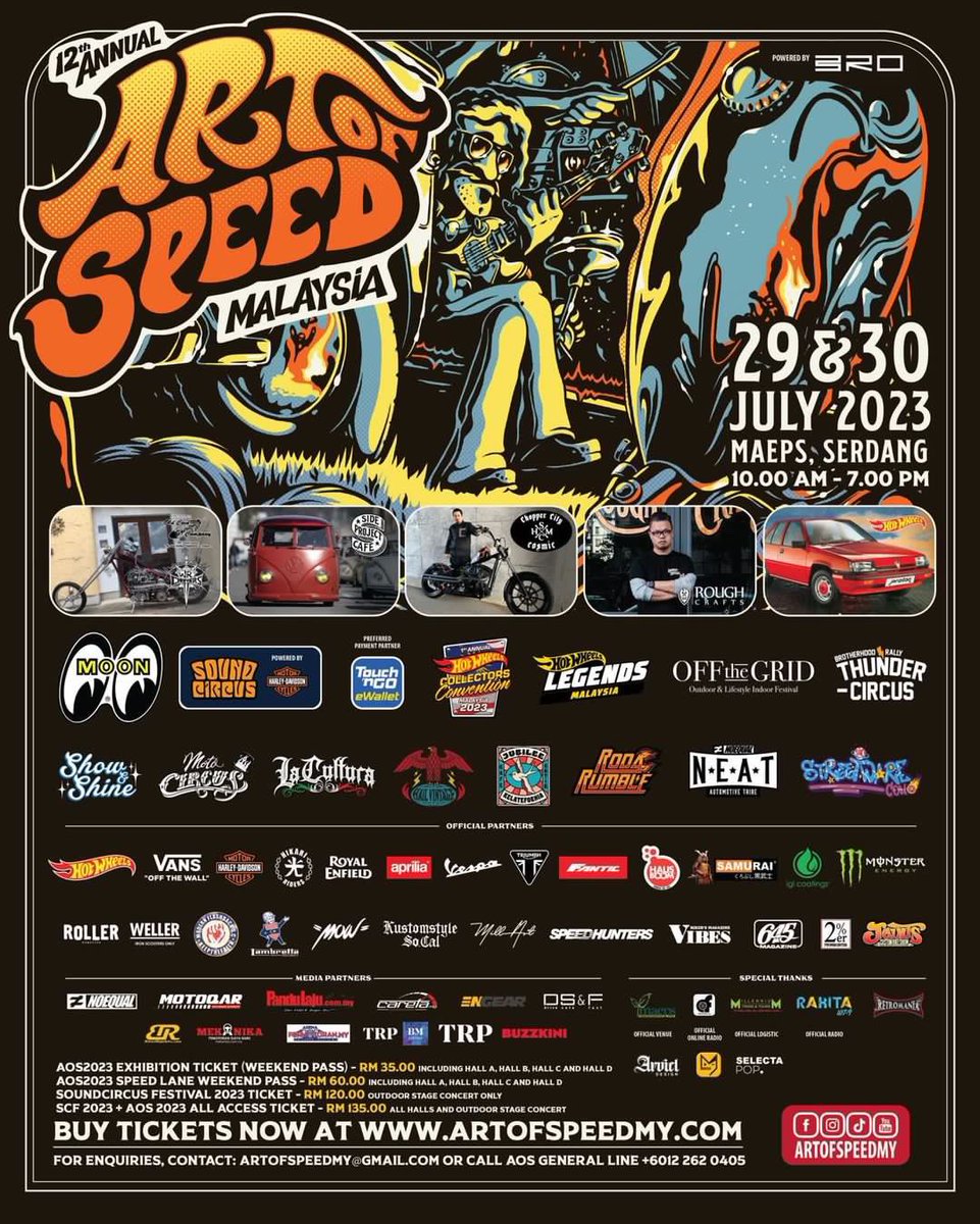 【ART OF SPEED 2023】
7/29,30はマレーシで開催のアートオブスピードに出展です❗️
ムーンアイズマレーシア主催で日本の横浜HOTRODSHOWのマレーシア版って位置付けの大規模なカスタムショーです❗️

#artofapeed #hikaririders #sr400 #sr500 #2percenter #ツーパーセンター #artofspeed2023