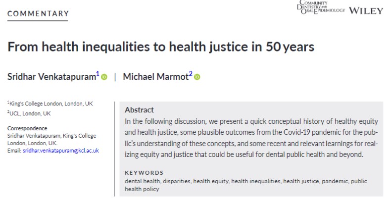 Sridhar Venkatapuram MSc MPhil PhD MFPH(Hon) FRSA tweet media