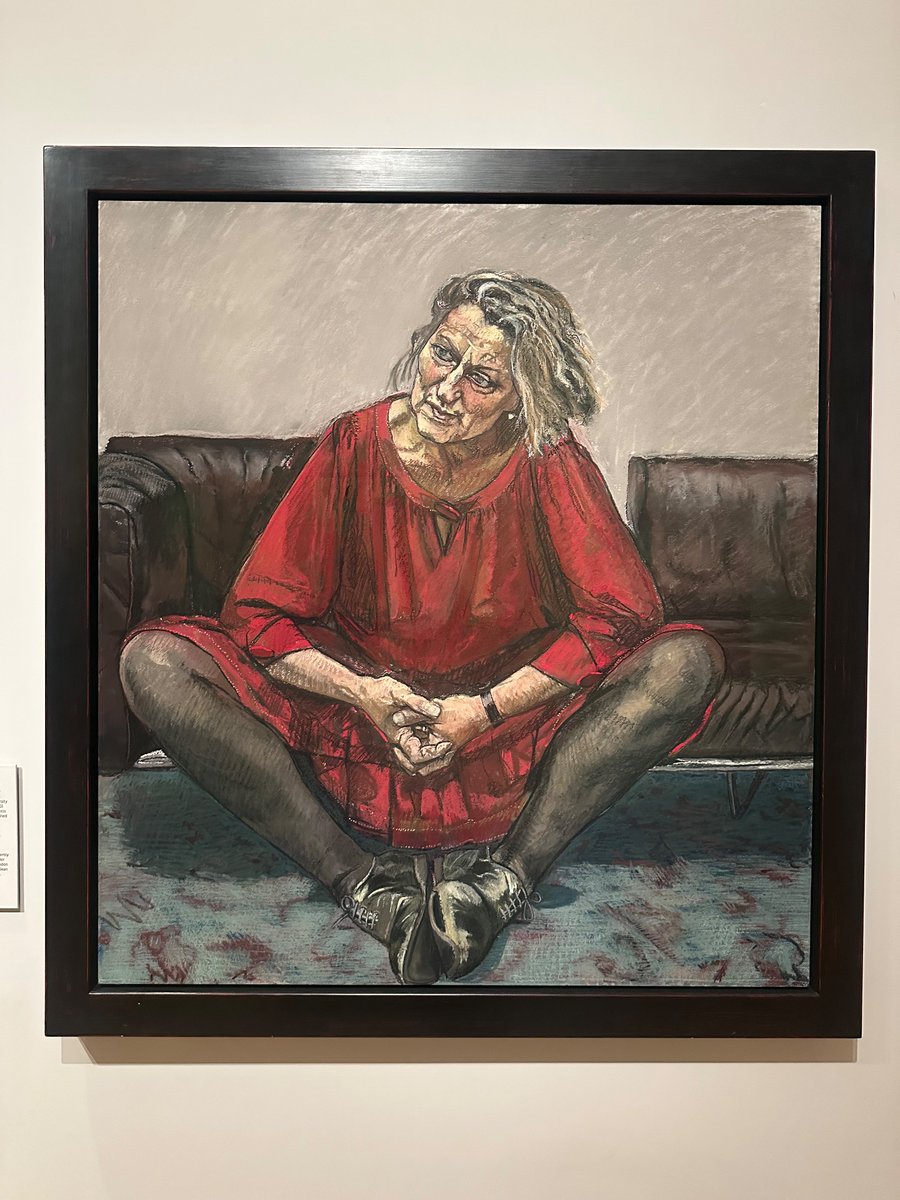 MsPollyClark's tweet image. Germaine Greer by Paula Rego at the National Portrait Gallery. Two female icons meeting on canvas. Greer has never, ever deviated, nor sold women out. She is the standard for feminism. Watch her eat Norman Mailer alive in the 1979 documentary Bloody Town Hall.
#GermaineGreer