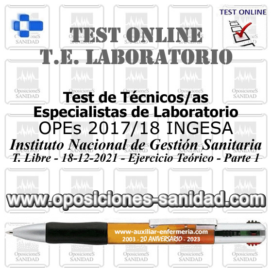 Nuevo Test Online de TÉCNICOS/AS ESPECIALISTAS DE LABORATORIO - Parte 1... F1ogXn8XgAMre4m?format=jpg&name=small