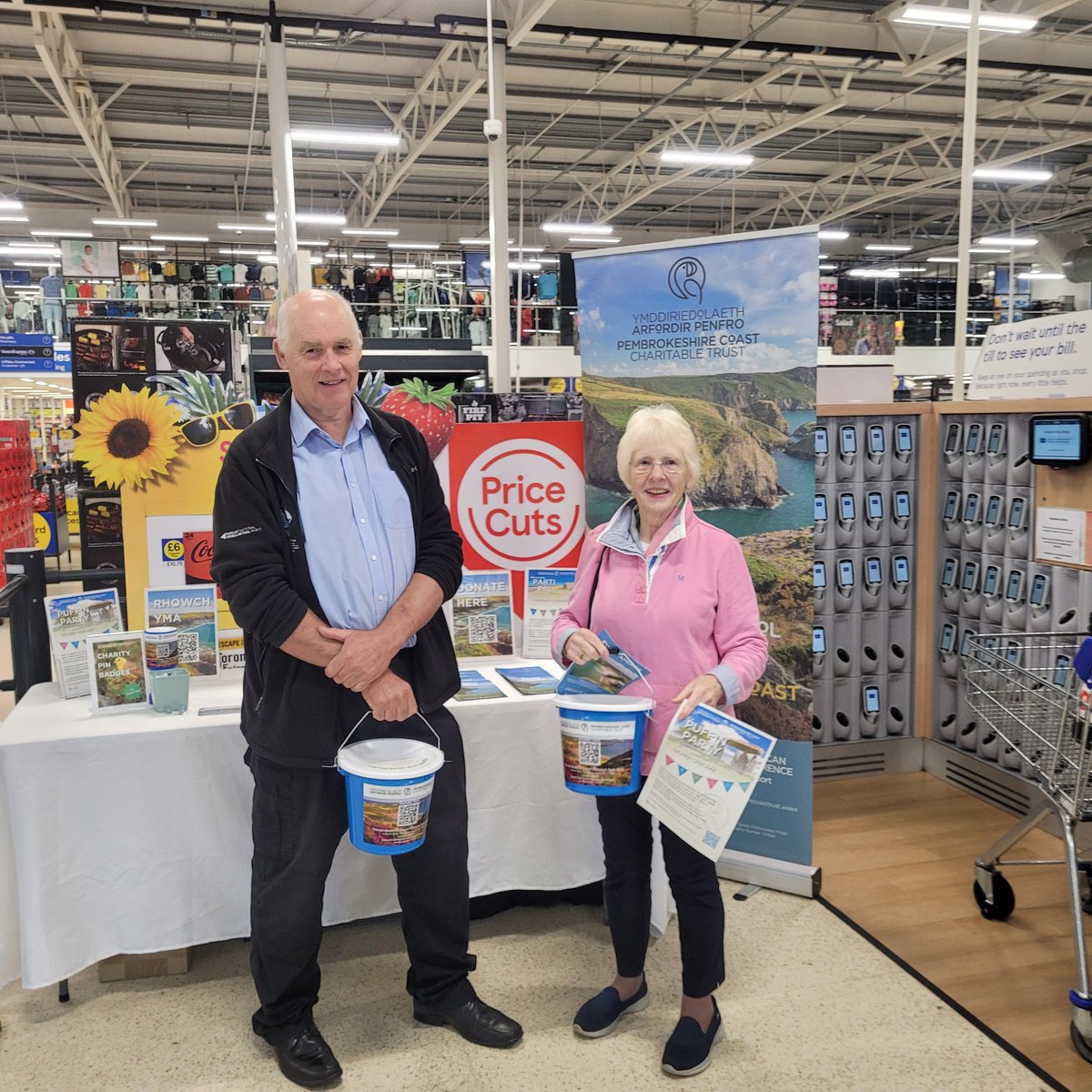 Braving the rain to do your shopping? 🛒🌧

Make sure you come and day hi to our trustees and volunteers at Haverfordwest <a href="/Tesco/">Tesco</a>. 👋

We'll be there all day, raising funds for the Trust and talking to customers about the projects we have supported! 🌳🌼🦔

#pembrokeshire