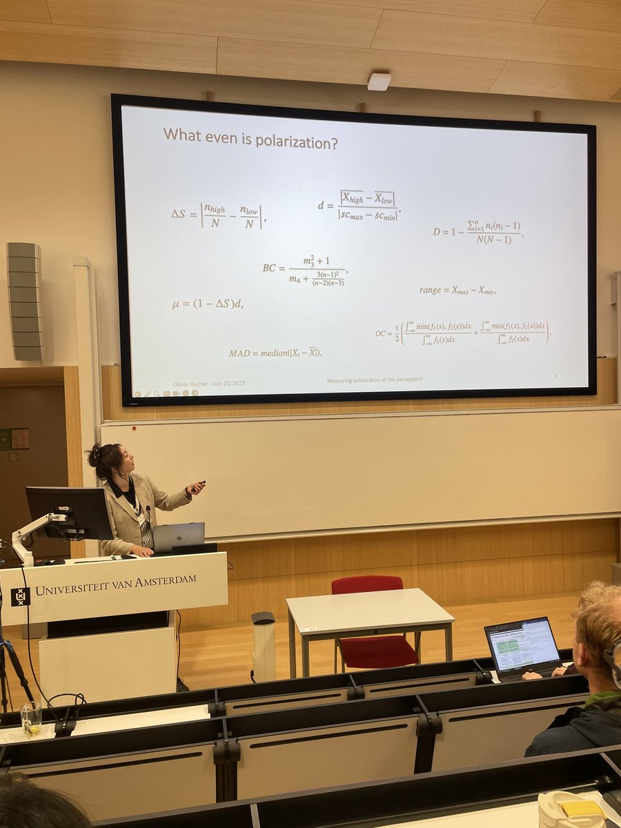 Aaron Lob (@aaronblob) on Twitter photo What is polarization and how can we measure it? On Thursday, I attended an amazing talk by <a href="/moliviafischer/">Olivia Fischer</a> on the issue of measuring polarization, especially in people’s perceptions of risk at #iccmpsyched. Great presentation and very interesting work! What is polarization and how can we measure it? On Thursday, I attended an amazing talk by <a href="/moliviafischer/">Olivia Fischer</a> on the issue of measuring polarization, especially in people’s perceptions of risk at #iccmpsyched. Great presentation and very interesting work!