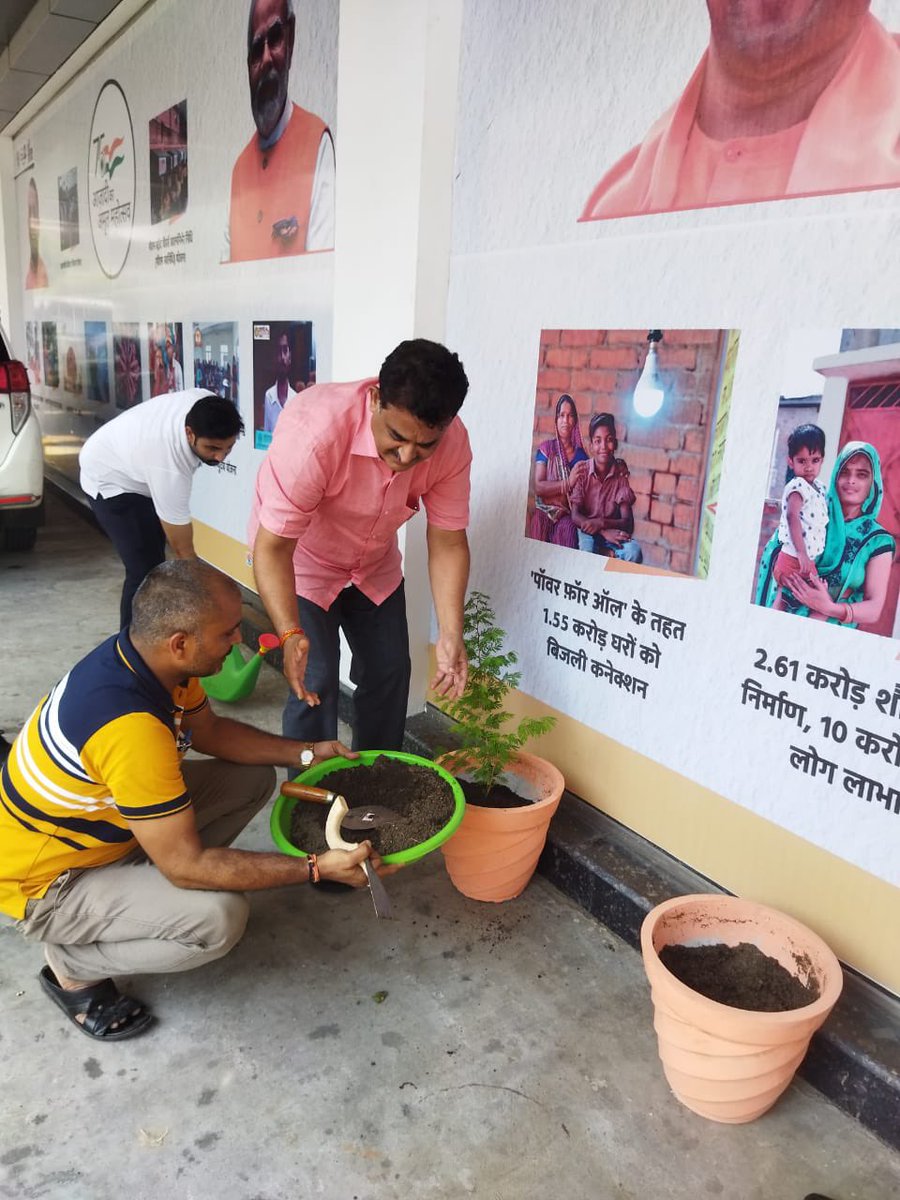 ShishirGoUP's tweet image. Saplings of “shami”planted today.