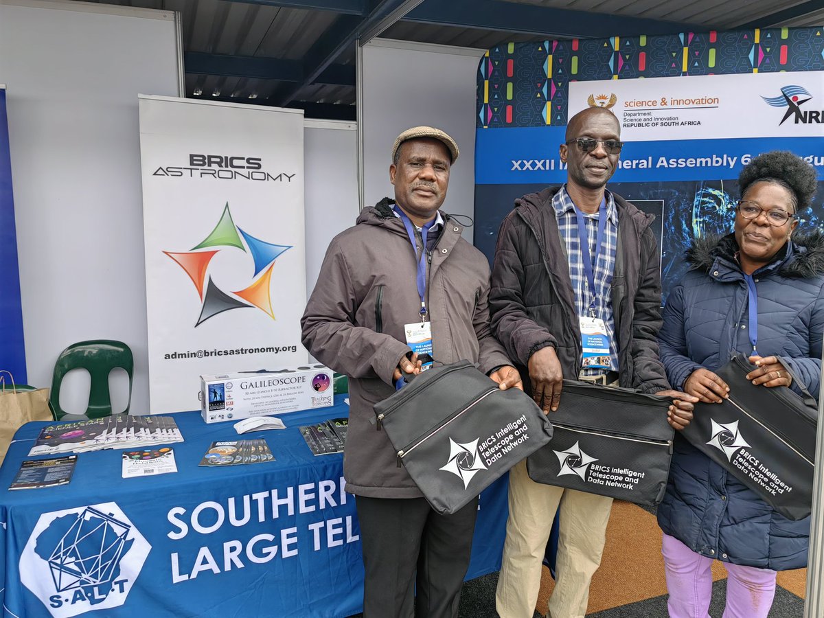 BRICSAstronomy's tweet image. BRICS Astronomy at the National Science Week in the University of Venda.
#BRICSAstronomy #NSW2023 #BITDN