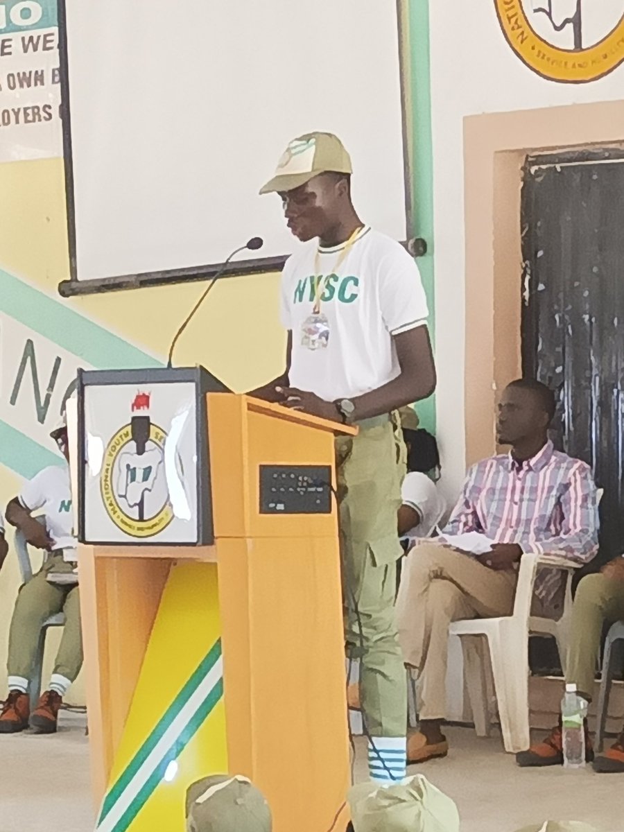JJ_Gadzama's tweet photo. My name is JOSEPH SIMON and I am representing plt 7 in mind the gap debate Kano State.
#MINDTHEGAP 2023 BATCH B STREAM 1 INTERPLATOON DEBATE*
@mindthe_gapNG @officialNYSCng @dodeelscds @iVlead @Youthnomics
#NYSC23B1 #MTGNG #TheYouthsAreHerย #FCTcamp #Platoon7 #kanostatecamp https://t.co/Vvz26bEfbZ