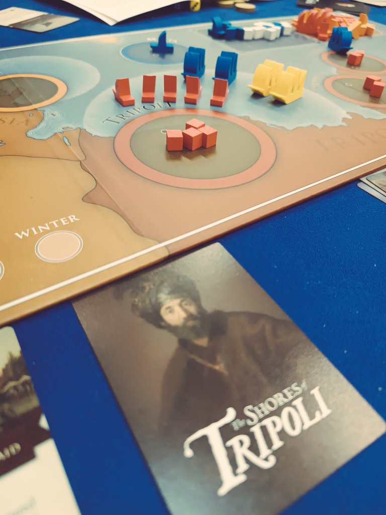 DavidVilchesR's tweet photo. #TheShoresOfTripoli
Trying for first time this game from our American friends of @fortcircle
C'mon Yusuf make your move! https://t.co/FPmPOF5Gwf