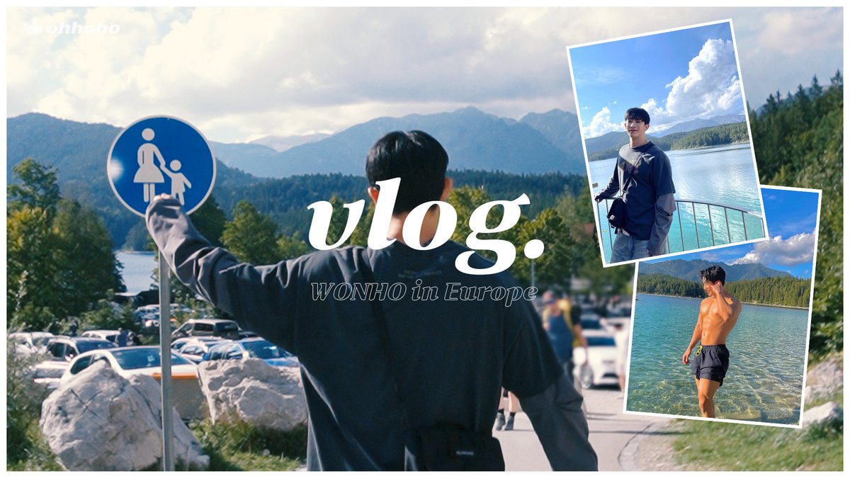 [ohhoho] Vlog in Europe #3 l 독일 알프스에서 호수 수영🏊 ▶ youtu.be/e6-WkoFOXu4 #원호 #WONHO #오호호 #ohhoho