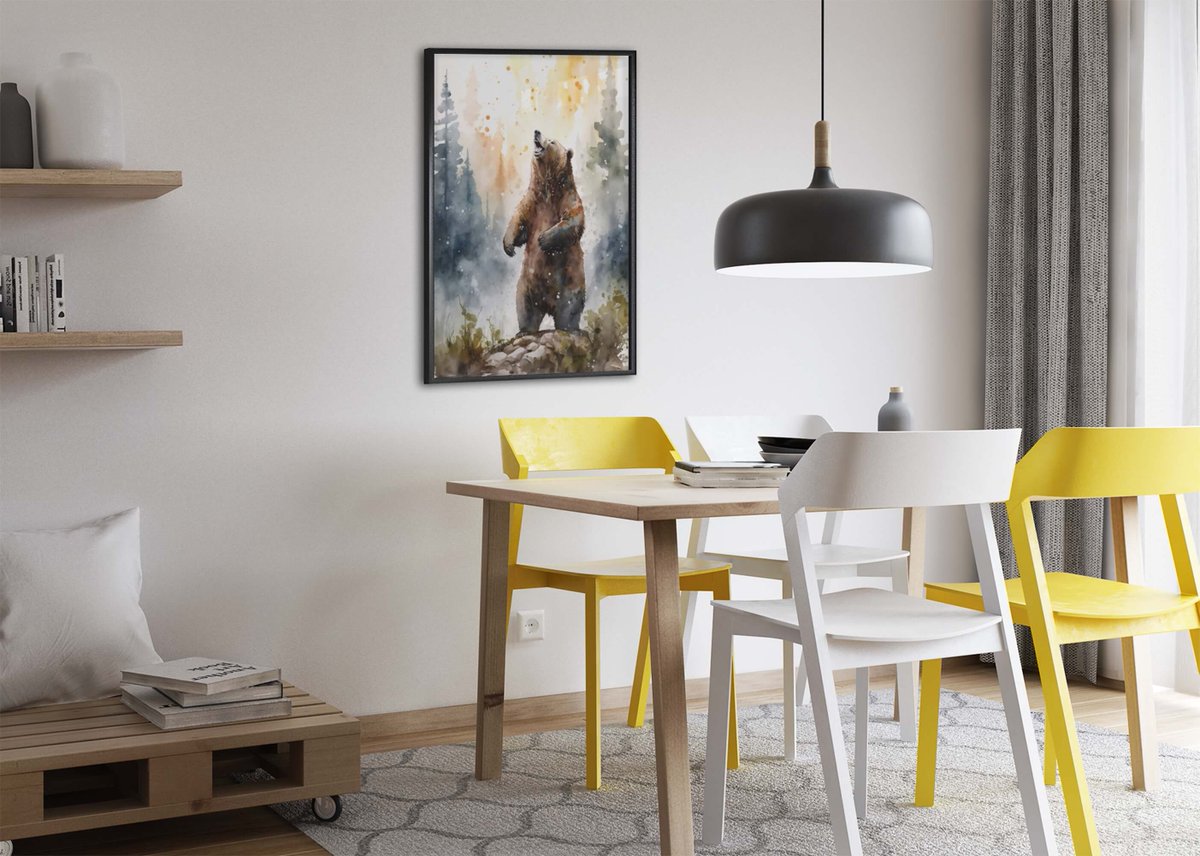Excited to share the latest addition to my #etsy shop

A Majestic Grizzly Bear Howling Against a Rocky Mountain Backdrop

etsy.me/44sytMJ

#grizzlybearart #brownbearart #mountainart #snowfallart #snowingart #naturescape #animalscape #natureartdecor #animalartforlivingroom