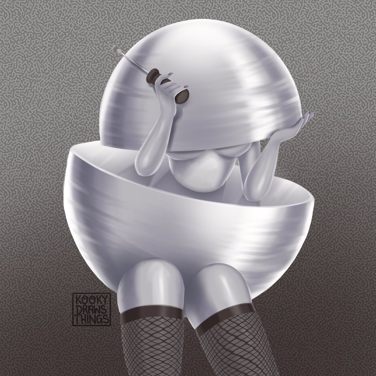 Ooh demon core you're so sexy ooooh 

(Dont make eye contact with me i dont know why i drew this)