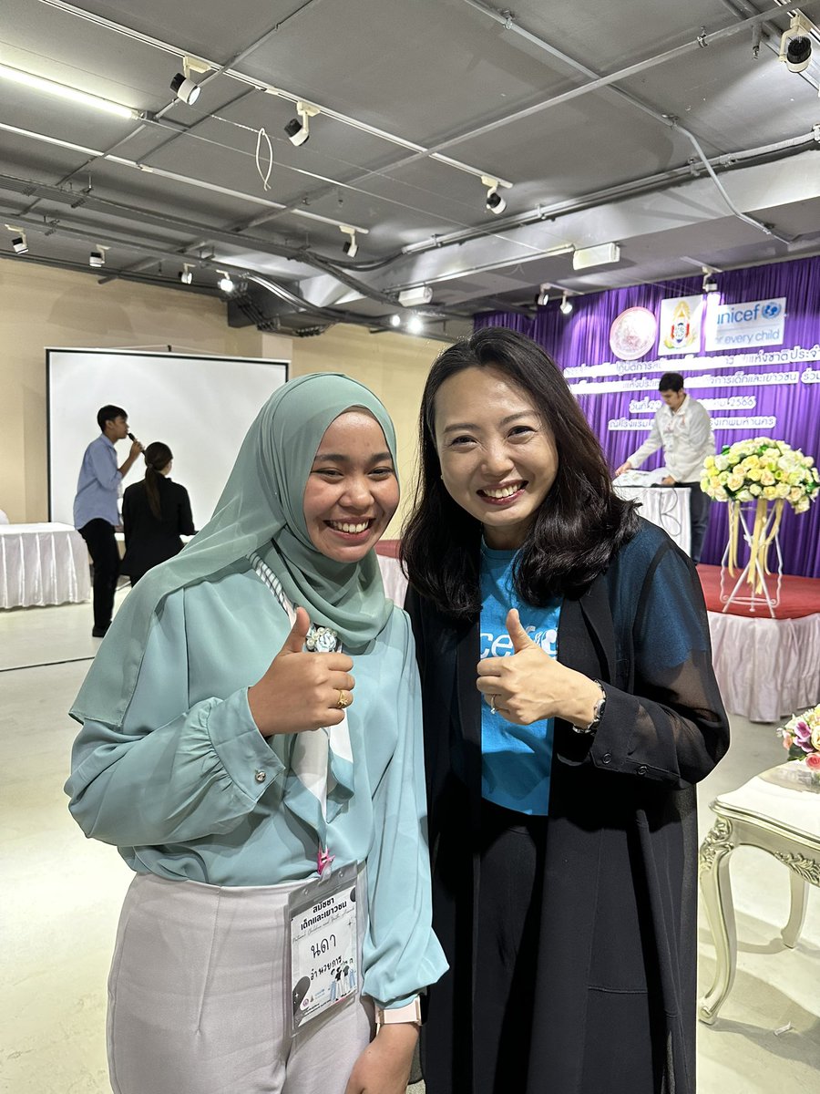 Kim_UNICEF's tweet photo. Happy to see young people from the South like Nada and Anik lead and actively participate in the #CYCT and #YPAB https://t.co/BDiFLFug1n