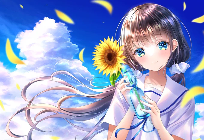 夏の色々#創作 #イラスト 