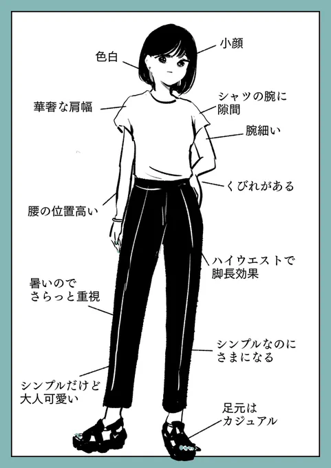 パンツスタイルの理想と現実 