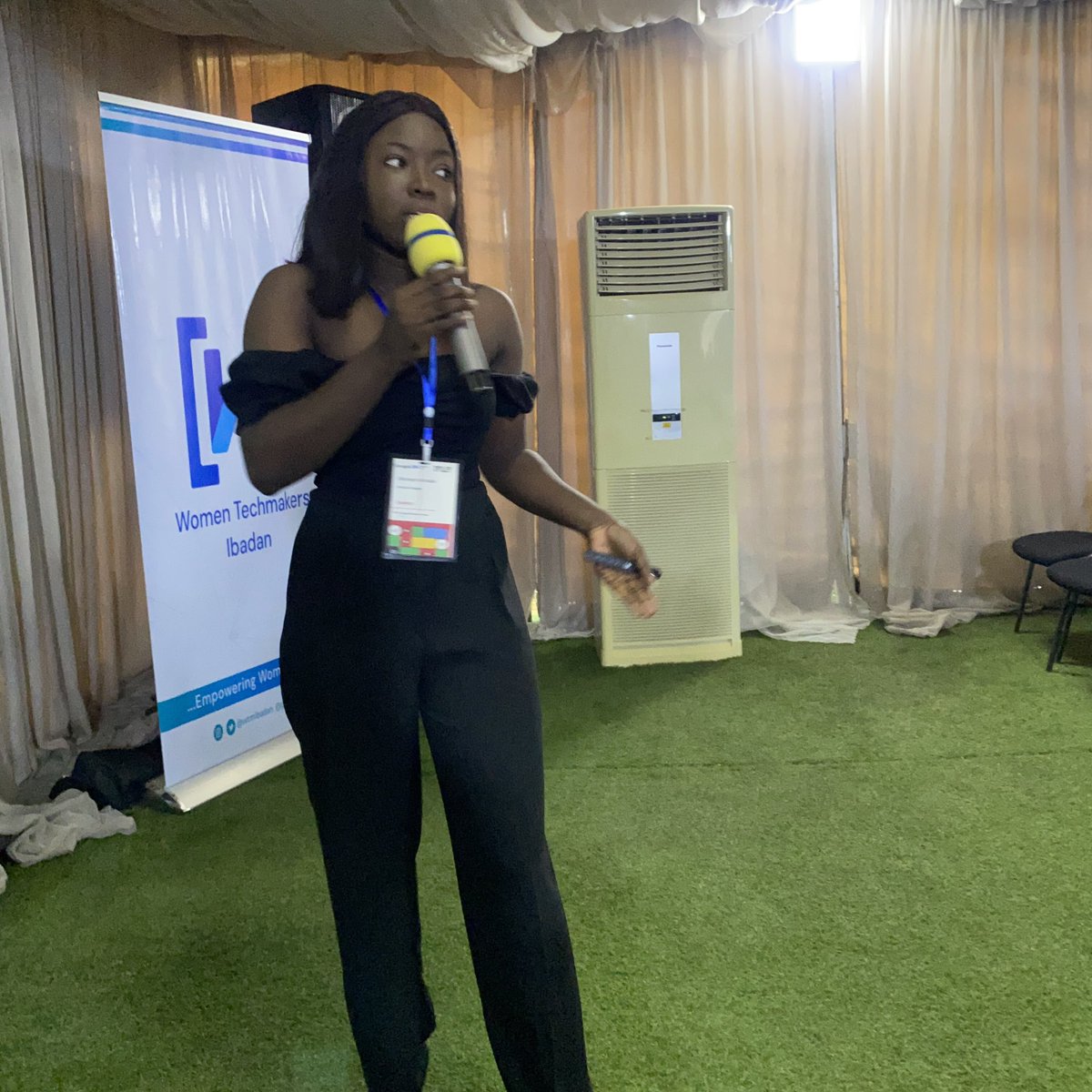 gdgibadan's tweet image. @Wuraolakinlade is currently speaking about design for everyone and how to embrace accessibility for beautiful products using Material Design 3. A further dive into the general accessibility standards 😎🥳
#ioextendedibadan23 #ioextended23 #gdgibadan #googleio