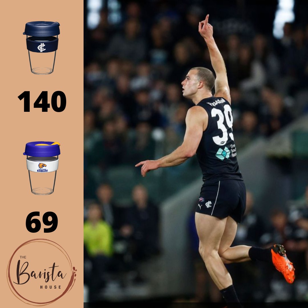 Final Score Blues v Eagles

#AFLBluesEagles #BoundByBlue #OwnTheFuture #carltonblues #wearethenavyblues #bluebaggers #EaglesintheCommunity #westcoasteagles https://t.co/xvO9XYZ7gt