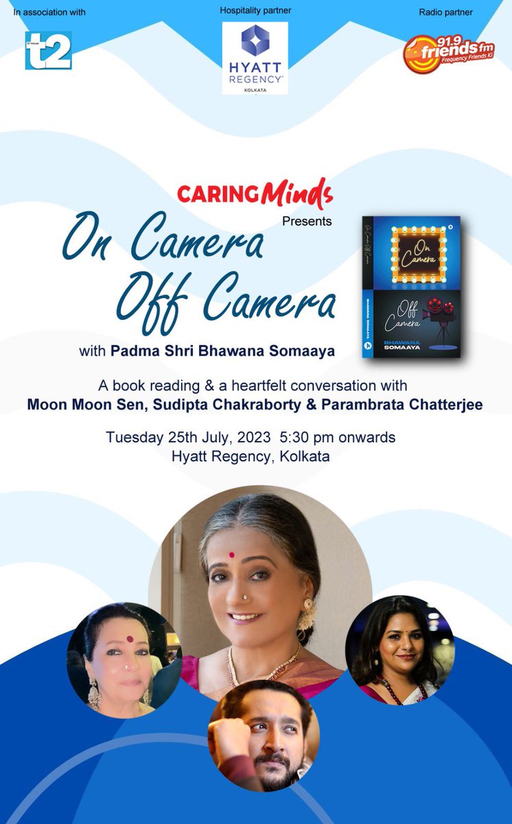 bhawanasomaaya's tweet image. Looking forward to #Adda with @CaringMindsKol 
#OnCameraOffCamera 
@hyattregencykolkota
25 July.
#MoonMoonSen #ParambrataChatterjee #ShudiptaChakraborty
#books #bookreading #authormeet