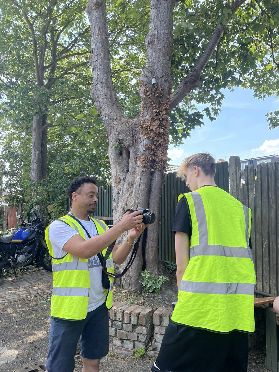 Star student Ryan’s coursework ⭐️ Pictured is Ryan practising his photography skills with our team 📸 As we wind down for the summer holidays, we’ve been reflecting on all our young people’s hard work this academic year. Well done everyone 🙌🏽