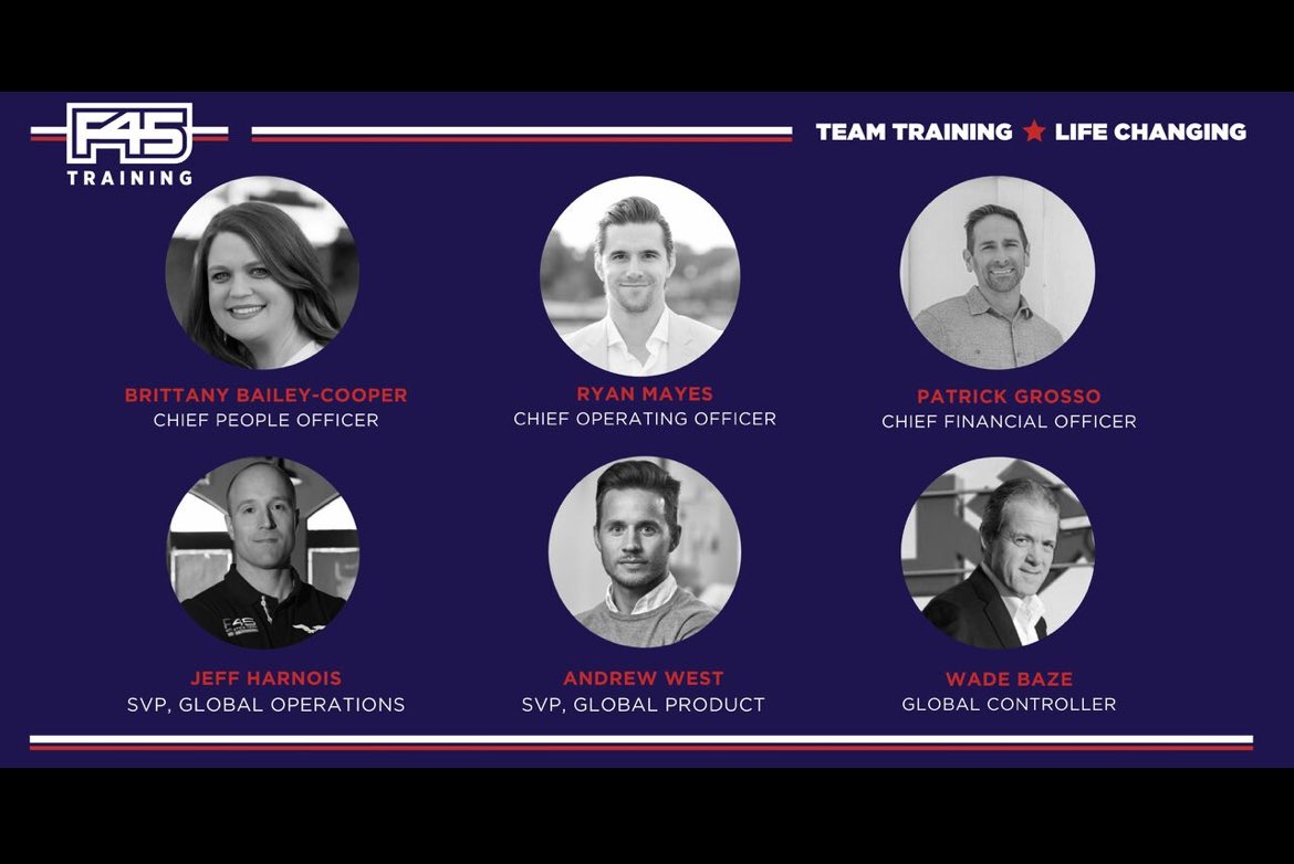 the17thman's tweet image. $FXLV #F45Training has some exciting news! 
Our F45 leadership team is undergoing some fantastic changes to drive success for our franchisees and members. Patrick Grosso is the Interim Chief Financial Officer, along with his role as Chief Legal Officer. Ryan Mayes takes the helm…