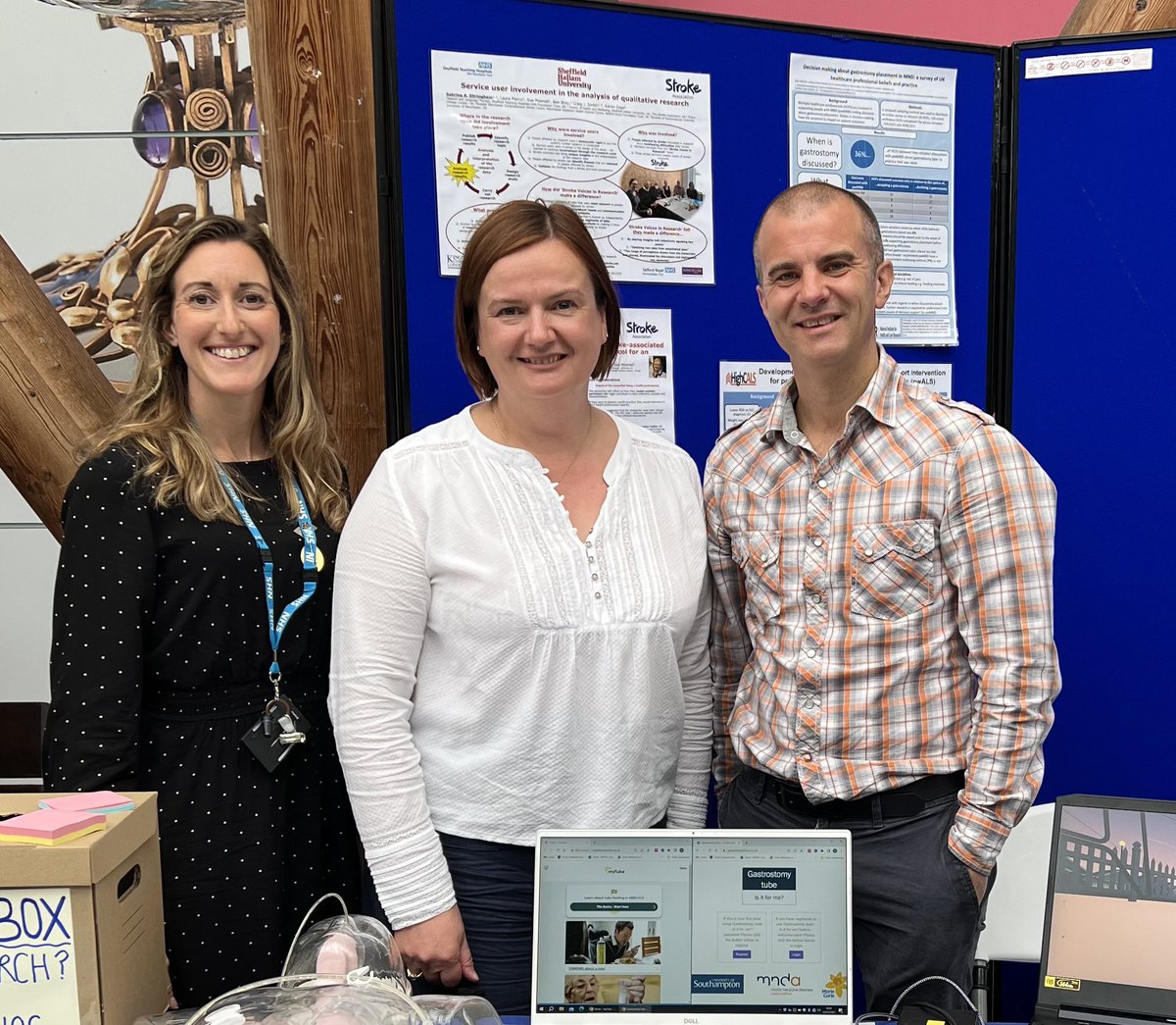 SabrinaEltringh's tweet photo. We’re all set up and ready to go! Come and chat to some of our  @STHCCAResearch1 researchers and have a go at our hands on activities @SeanWhi00489566 @MaidmentLindsay @lease44 @pownall_sue @STH_AHPs @SheffieldHosp https://t.co/ou5enOhHJP https://t.co/d4KxqAZYM9