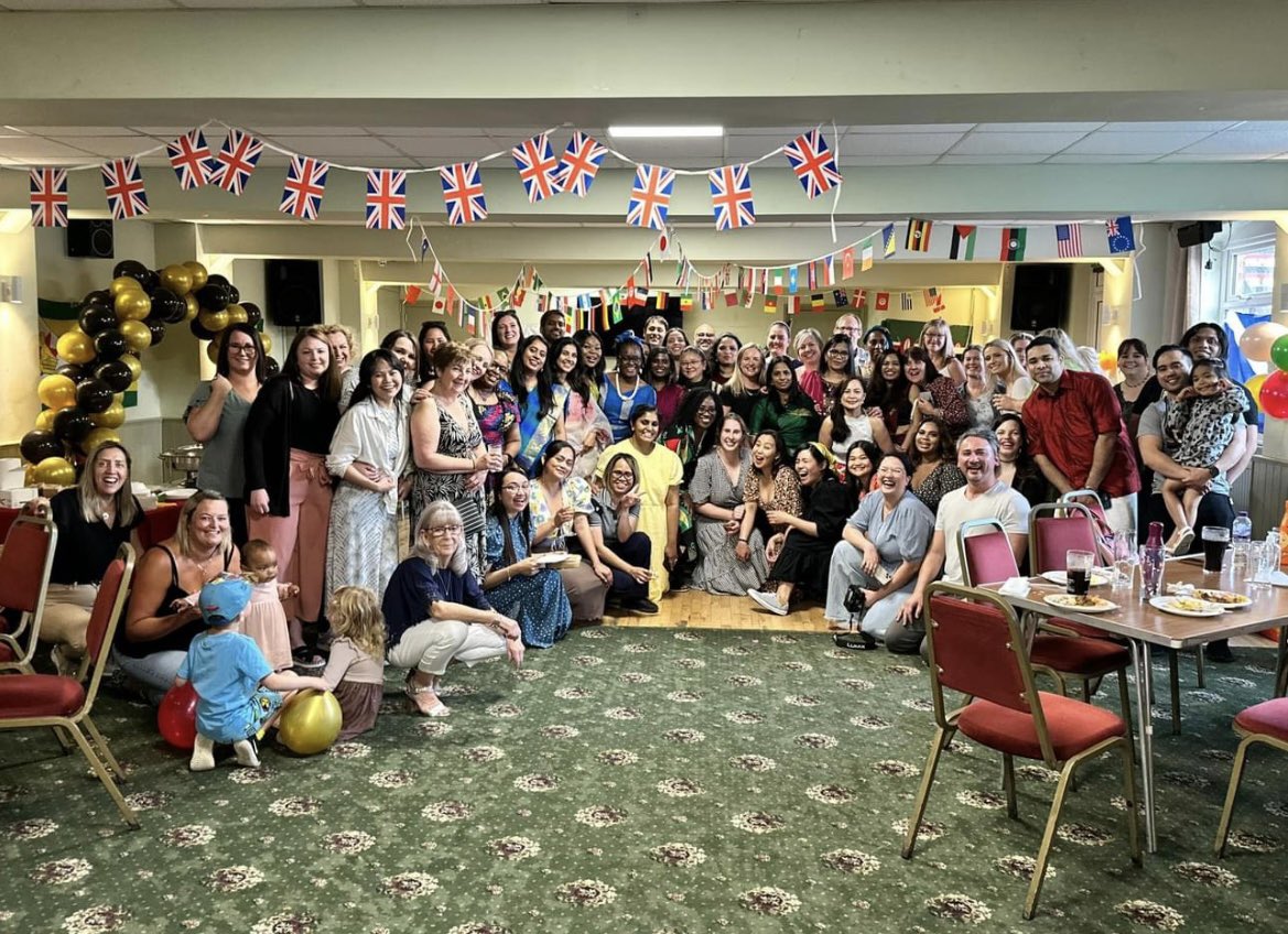 Our cultural party 😁 fantastic night celebrating our #criticalcare cultural diversity- 23 different nationalities/ethnicities all coming together in celebration with food and dance @gloshospitals @GHTInclusion #equalitydiversityinclusion #culture #EDI