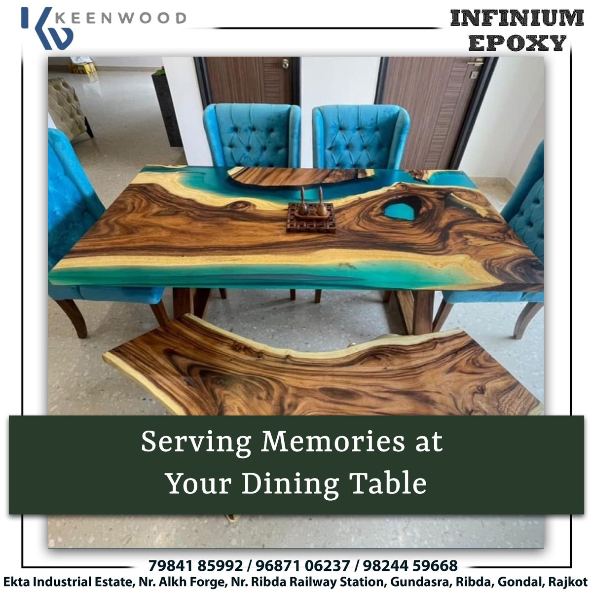 Get your Dining table with Attractive design to look more beautiful.
Order Now:- 079841 85992 / 96871 06237
.
.
.
#infiniumepoxy #infinium #furniture #resinartdesign #resinartsupplies #wallclockdesign #wallclockvintage #resinwallclock #diningtabledesign #diningtablestyling
