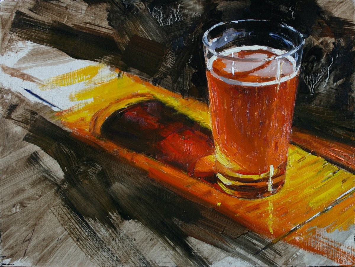 TCCCPodcast's tweet photo. “Beer in Sunbeam” by Vincent Giarrano #SatARTdays https://t.co/eytyMfSBu3