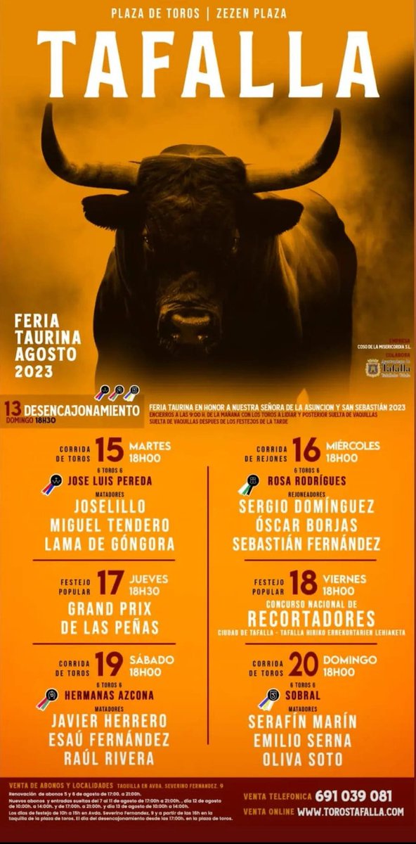 Tafalla, con carteles para su Feria Taurina
infotauro.com/tafalla-con-ca…