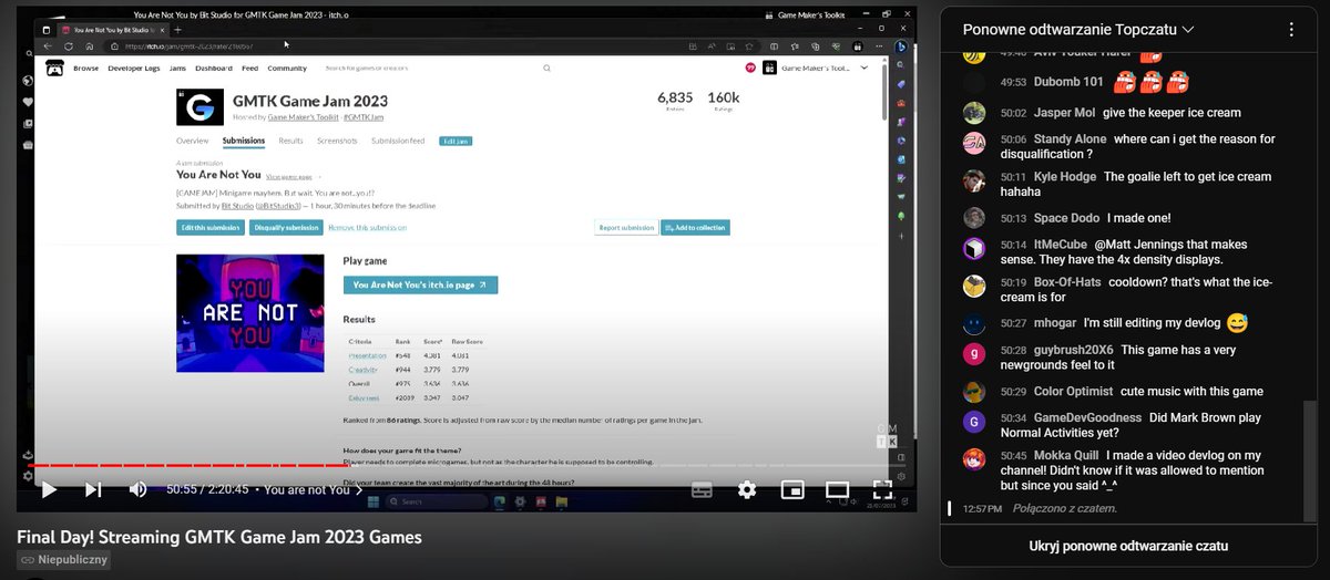 BitStudio3's tweet photo. Thank you @gamemakerstk for playing our game!

#GMTKJam #YouAreNotYou #BitStudio https://t.co/PlsvOdFuz3