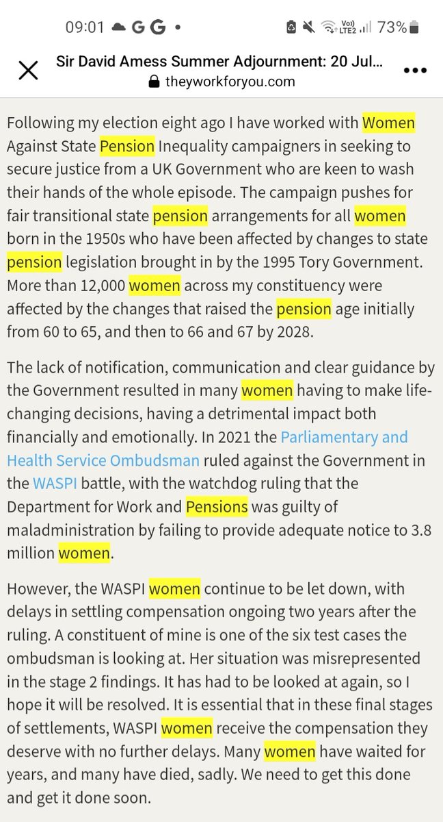 It's essential #WASPI #1950swomen 'receive the compensation they deserve with no further delays. Many women have waited for years & many have died, sadly. We need to get this done & get it done soon'. Absolutely, @GavNewlandsSNP. Thank you for your support. @WASPI_Campaign