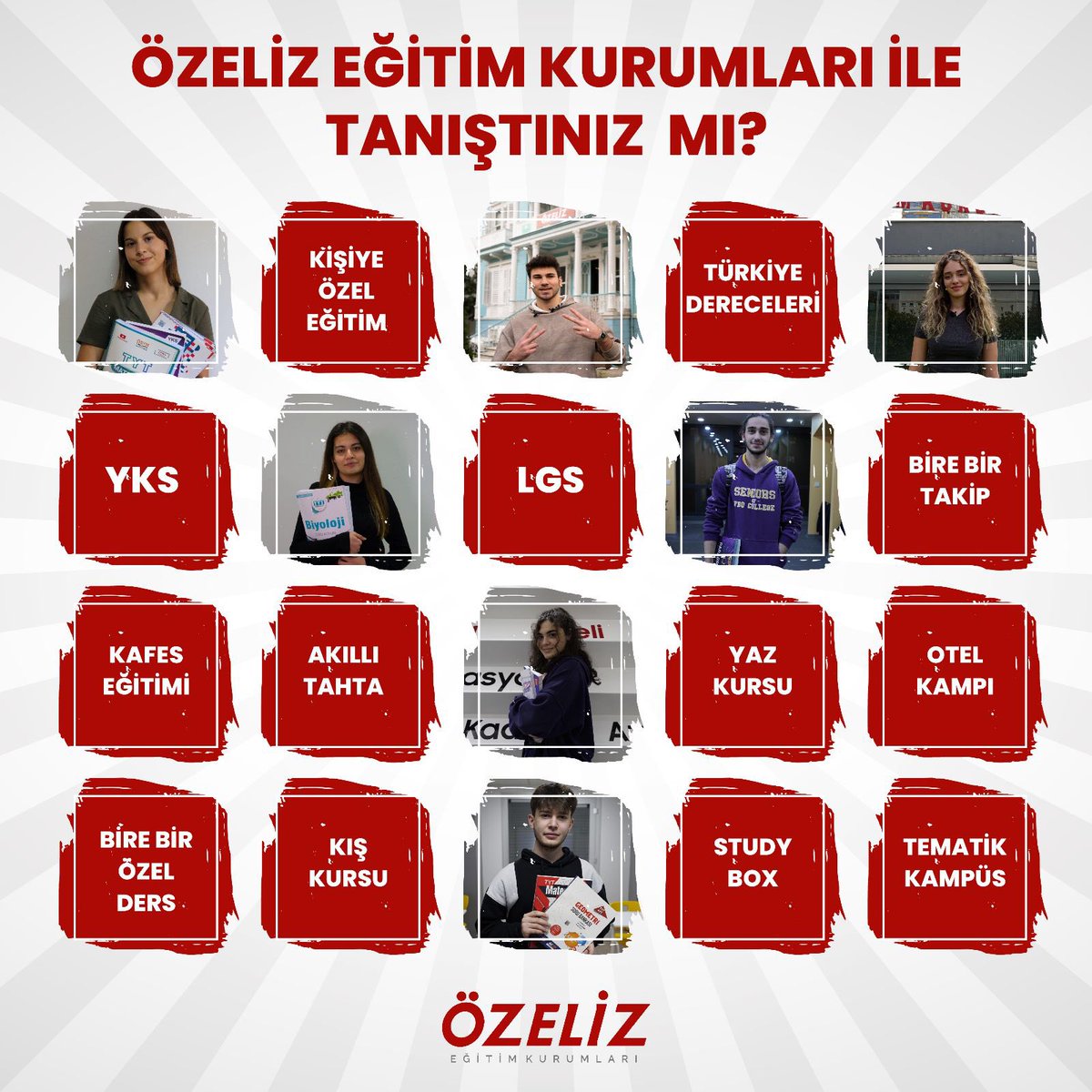 💫 Özeliz Eğitim Kurumları İle Tanıştınız mı?

👉🏻 Özeliz Eğitim Kurumları İle Tanışmak İçin Bize Ulaşabilirsiniz!

📍 Göztepe
📍 Göztepe Köşk
📍 Ataşehir
📍 Çekmeköy
📍 Koşuyolu
📍 Bostancı
📍 Beşiktaş
📍 Pendik
•
#YKS #TYT #AYT #YKS2022 #YKS2023 #AYT2022 #AYT2023 #TYT2022