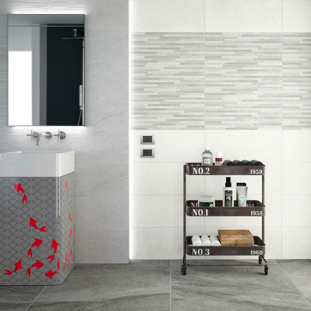 Elevate your interior design with our premium tiling options. Whether you're renovating your bathroom, kitchen, or any other space, our collection at buff.ly/3NKZMvV has got you covered. Discover the beauty of exceptional craftsmanship today! #LuxuryTiles #InteriorDesign