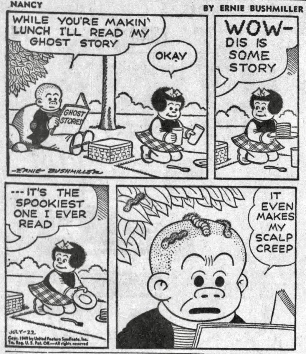 Nancy Comics by Ernie Bushmiller tweet media