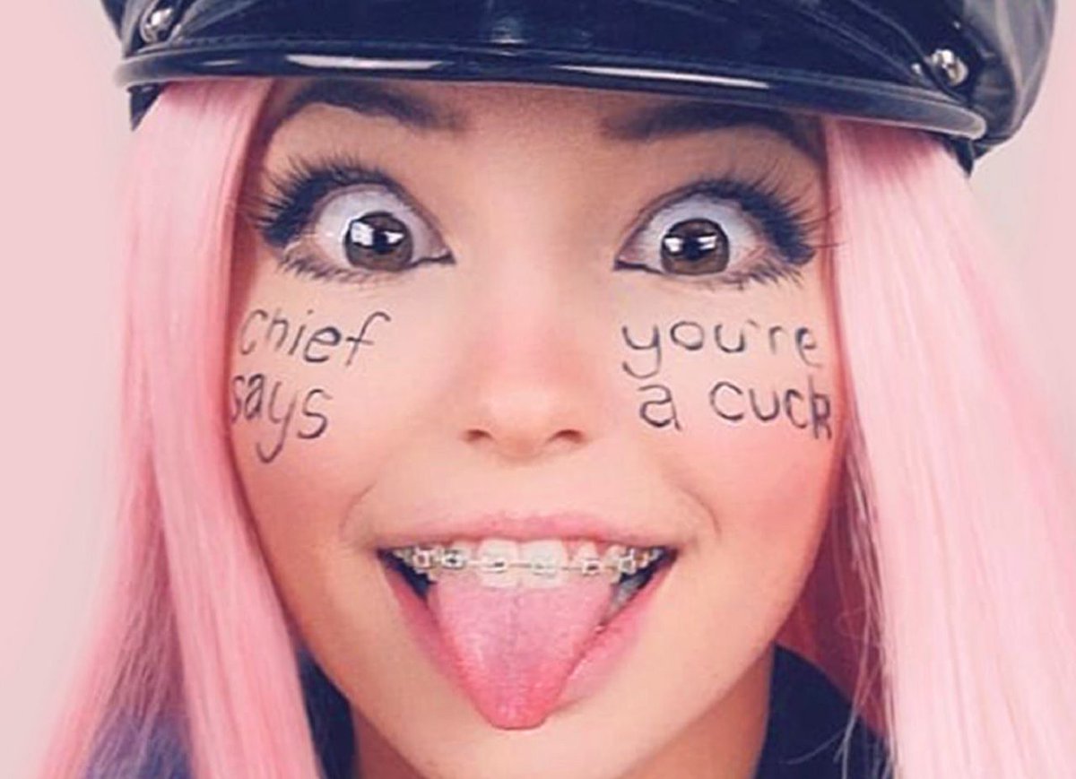 prettyenjoyer's tweet photo. Just won my 10th! @driedupnachoV2  was veeery cocky and confident and he ended up begging for mommy Belle Delphine's censored pics. And as betas do he gently ate all his cum! #wankbattle https://t.co/PUy0FwXOs8