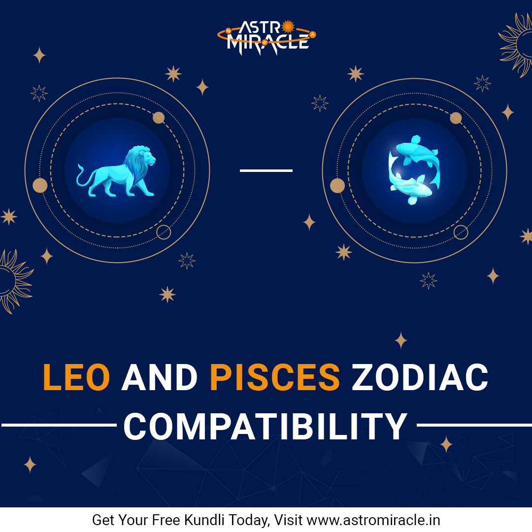 Astromiracle_in's tweet photo. Leo and Pisces Zodiac Signs Compatibility.

#zodiacsign #zodiac #leo #pisces #aries #taurus #aquarius #virgo #cancer #career #love #relation #relationship #personaldevelopment #health #astrology #astrologers #vedic #vedicastrologer #zodiac #horoscope https://t.co/ls8oK9ucNM