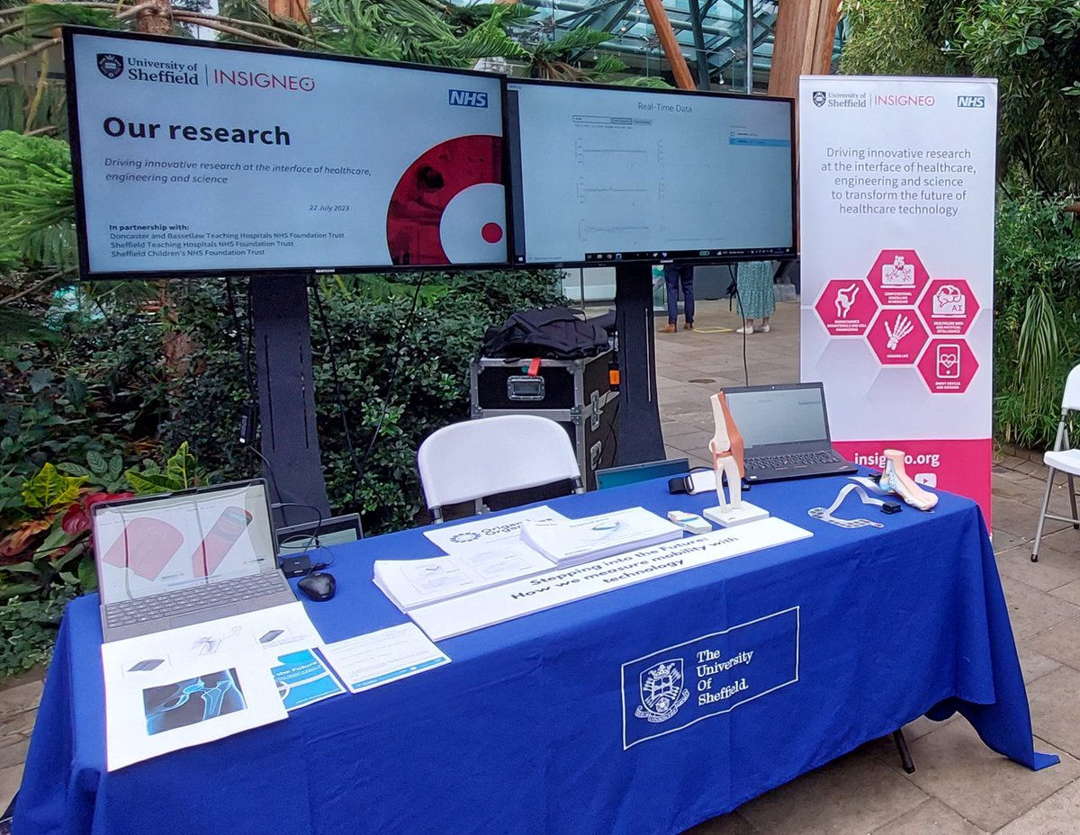 TeclaBonci's tweet photo. "Stepping into the future: how we measure mobility with technology"
If you want to know more, come and have a look at our exhibition at the Winter Gardens!
@insigneo @OrigamiCells @JuntongLai @KirstyScott94 https://t.co/wweRO5CyxO