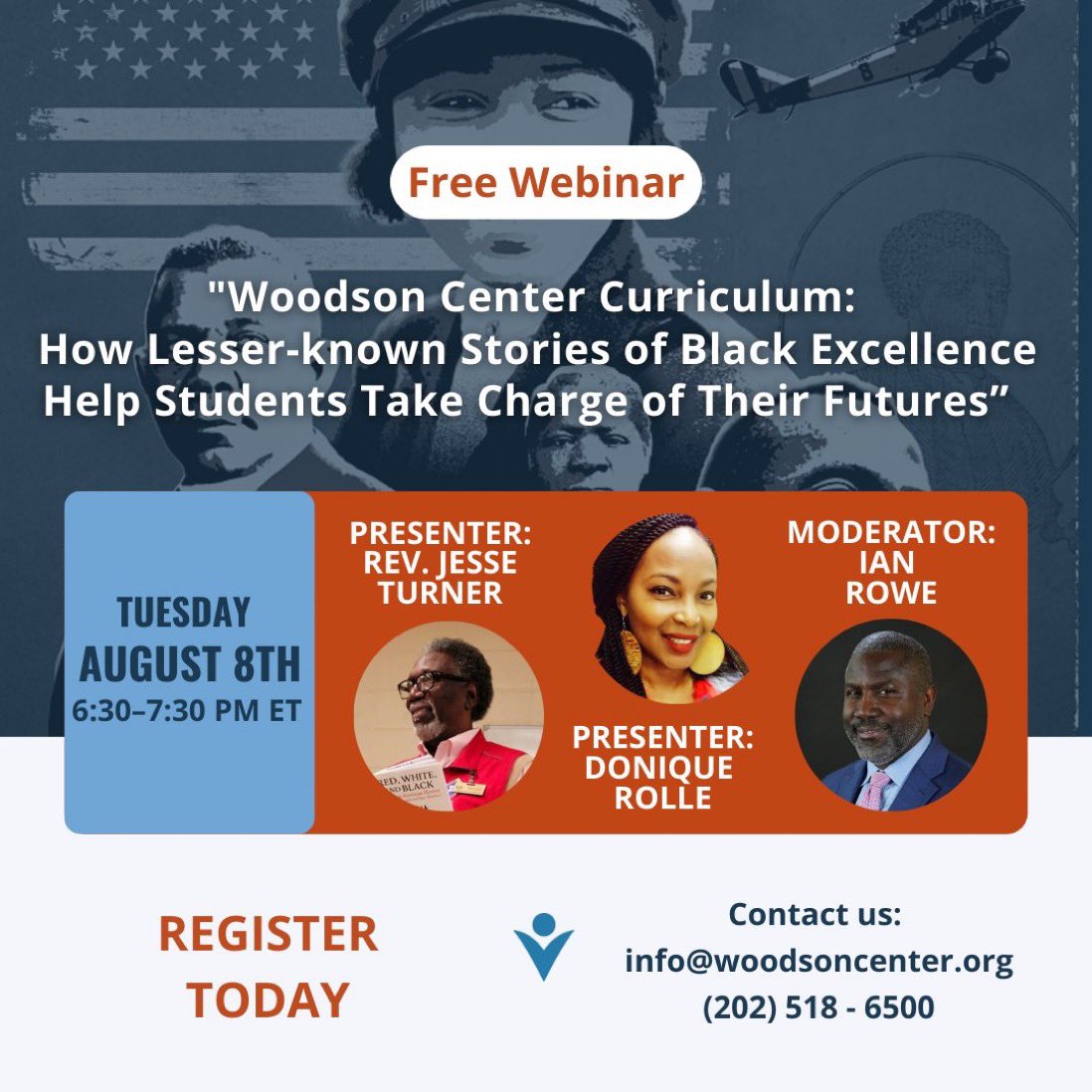 I am proud to have partnered with @BobWoodson & the @WoodsonCenter to produce a curriculum on black excellence that has now been downloaded more than 100,000 times by teachers & parents in all fifty states.

Please join me, Donique Rolle  @FavoriteTeach11 and Reverend Jesse…