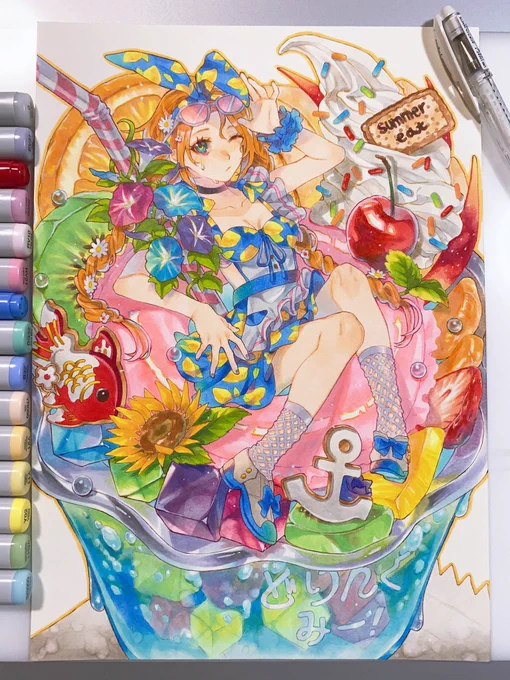 夏のアリス #コピック