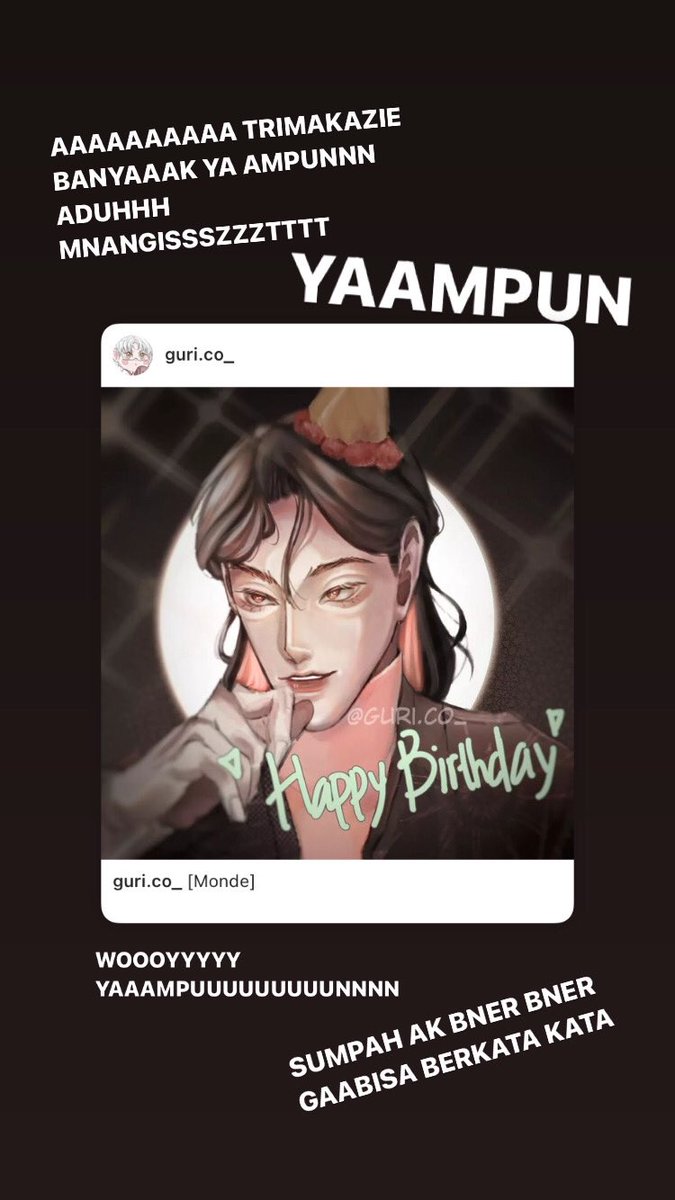 tuzzatuza's tweet image. DAPET KADO DARI @forhyouu UEUEUUE DIGAMBARIN SI GANTENG MONDE !! TEMKYU ATUH DAKS MUACH😽💐