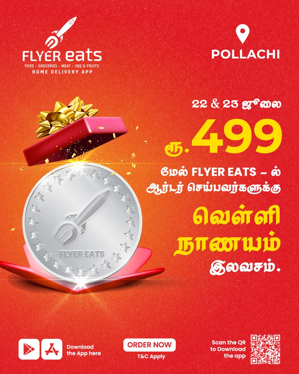 Cinechope1's tweet photo. FLYER EATS - Install app now to grab Silver Coin
https://t.co/ELcEskKPMu https://t.co/cif5NaJmXY