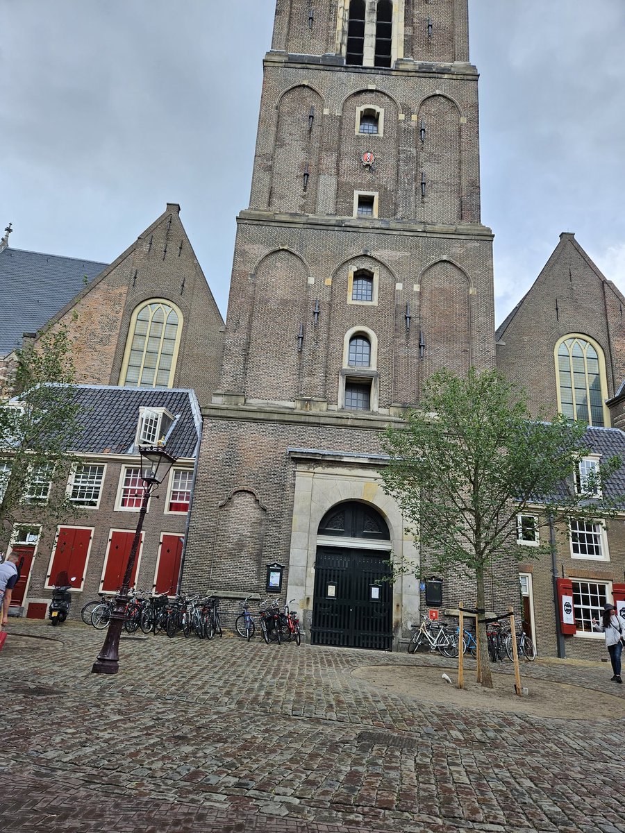 In the center of the Red Light District in Amsterdam is this huge church.

Gives a new meaning to 