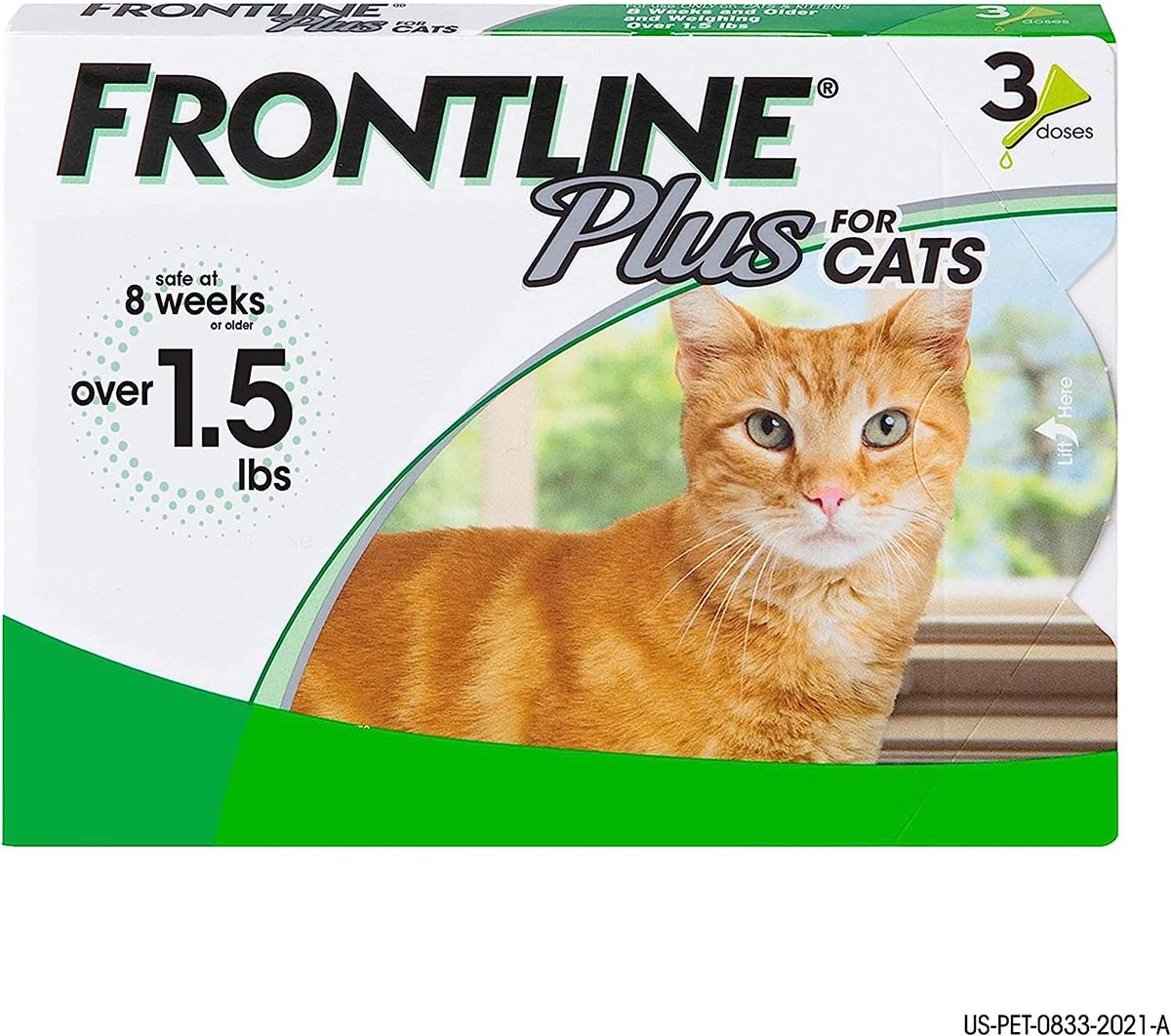 MdSorifuldms12's tweet image. FRONTLINE Plus Flea and Tick Treatment for Cats Over 1.5 lbs., 3 Treatments

You Save:$10.01 (20%)

More Info: amzn.to/3XZdNcV

#frontlineplus #fleaticktreatment #cathealth #felinecare #petprotection #catfleatreatment #tickprevention #itchfree #catowners #fleaprevention