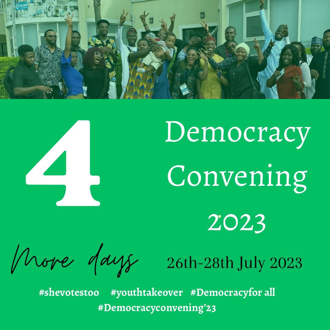 We are committed to ensuring the political participation of young women and girls. 

<a href="/Plan_Nigeria/">Plan International Nigeria</a> <a href="/ActivistaNG/">ActivistaNigeria</a> <a href="/GGE_Naija/">Girls Get Equal Nigeria</a> <a href="/ActionAidNG/">ActionAid Nigeria</a>