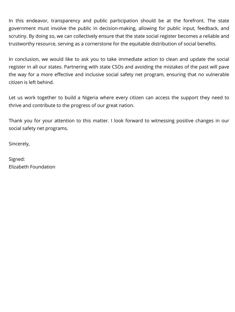 Elizabeth Foundation Abuja tweet media
