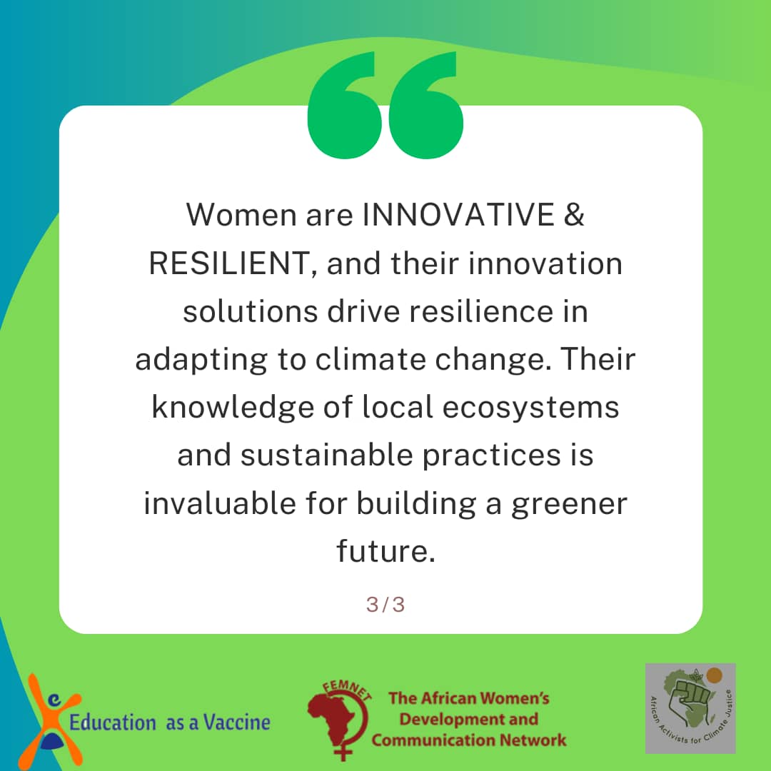 SophieAyobami's tweet photo. On this international day to mark climate emergencies, we call on our government to act with urgency and implement gender-responsive climate policies. As the climate clock keeps ticking, empowering women and girls is not just an option, it's a necessity for building.............. https://t.co/S3Dl4nTIkg
